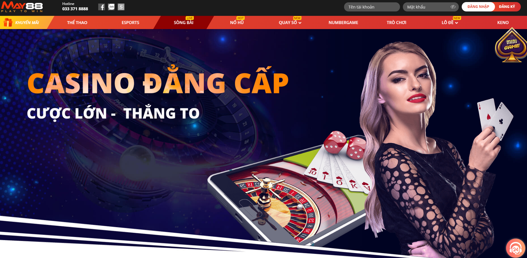 Nhà cái May88 cam kết bảo mật thông tin tối đa